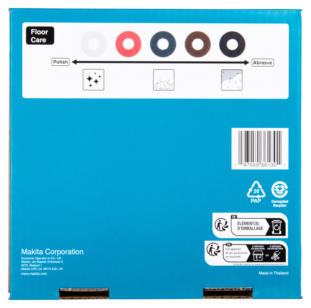 Puhastus ja poleerimisketas, valge, PS001G – Makita