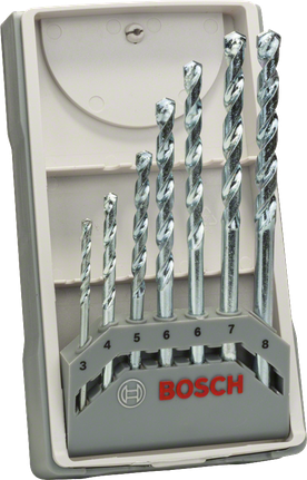 7-osaline CYL-1 kivipuuride komplekt, 3/4/5/6/6/7/8 mm Bosch Professional – Bosch Professional