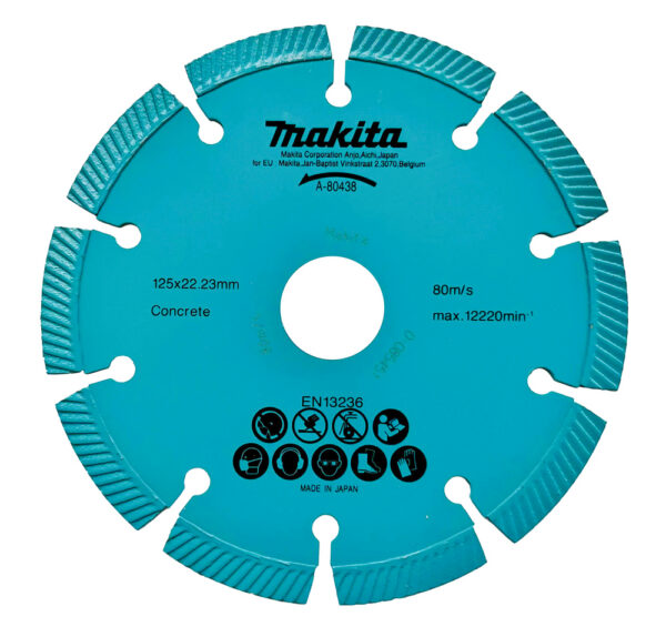 Segmentketas 125mm betoon/kivi – Makita