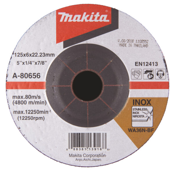 Lihvketas 125x6 RST A60T-BF,(INOX) – Makita
