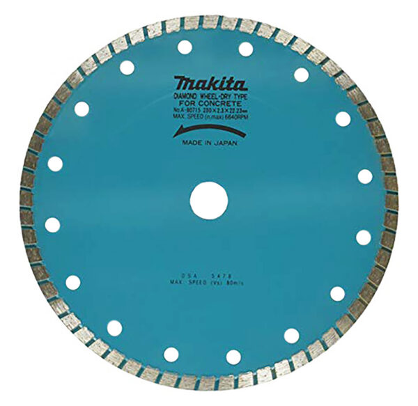 Turboketas 230mm kõva betoon/graniit – Makita