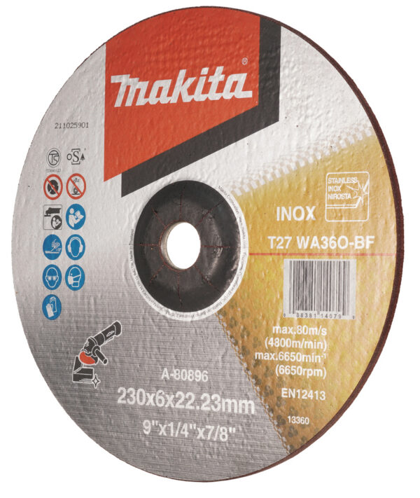 Lihvketas 230x6 RST (INOX) – Makita