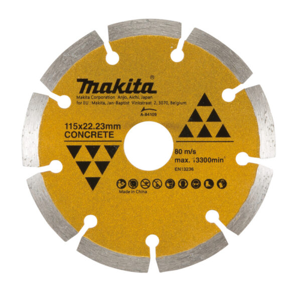 Teemantketas 115mm segment./ kuiv – Makita