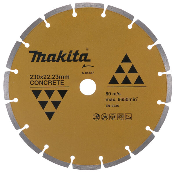 Teemantketas 230mm segment./ kuiv – Makita