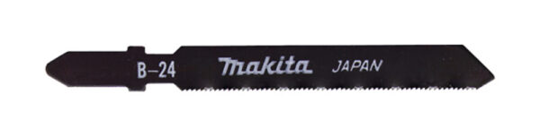 Tikksaeterad B-24 (T118G) 52mm HSS 5tk. PVC 1-3mm, alu 1-2mm, RST 0,5-2mm, met. 0,5-2mm, väga õhuke materjal – Makita