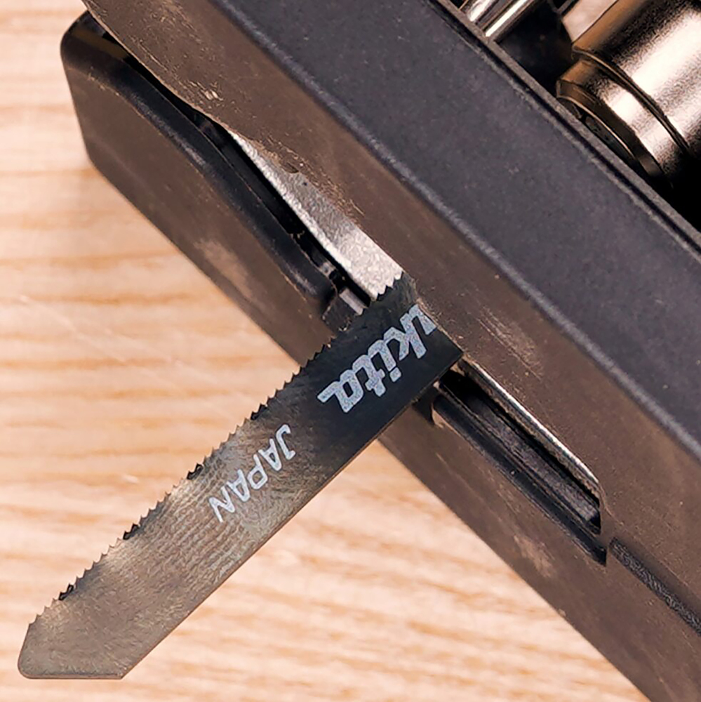Tikksaeterad B-24 (T118G) 52mm HSS 5tk. PVC 1-3mm, alu 1-2mm, RST 0,5-2mm, met. 0,5-2mm, väga õhuke materjal – Makita