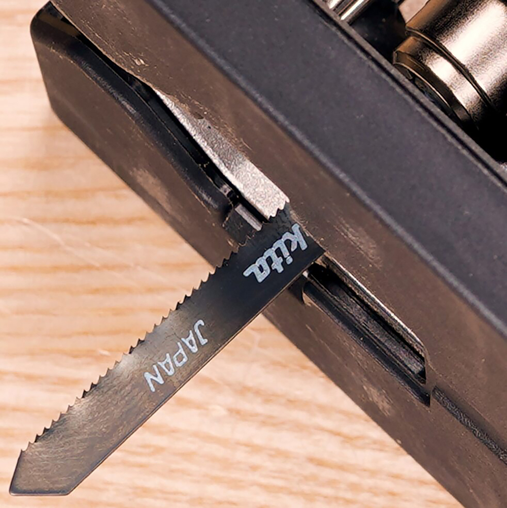 Tikksaeterad B-27 (T218A) 50mm HSS 5tk. PVC 1-6mm, alu 1-3mm, RST 1-3mm, met. 1-3mm, õhuke materj., kujundlõige – Makita
