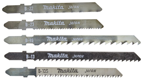 Tikksaeterade kmpl. 5-osaline (B-13, B-16, B-22, B-23, B-105) – Makita