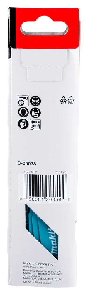 Univ.saetera BiM 152x0,9mm (7-18Tpi), 5tk., met. 1,5-8mm, PVC 5-77mm, kiire lõige – Makita