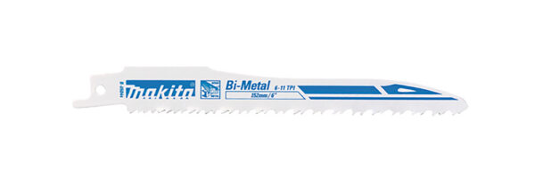 Univ.saetera BiM 152x0,9mm (6-11tpi), 25tk.UNIVERSAALNE (värvil.metallid, PVC, naeltega puit, met. 5-8mm), kiire lõige – Makita