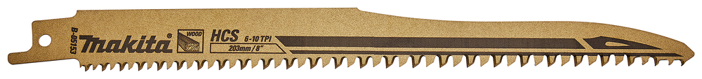 Univ.saetera HCS 203x1,0mm (6-10Tpi), 5tk., puit, kiire lõige – Makita