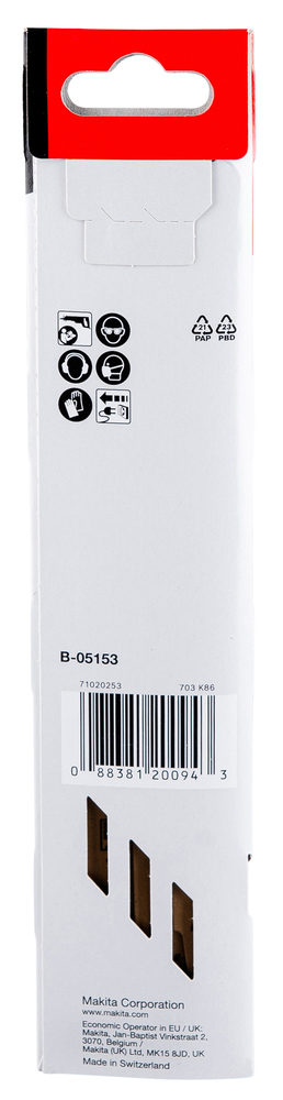 Univ.saetera HCS 203x1,0mm (6-10Tpi), 5tk., puit, kiire lõige – Makita