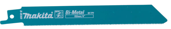 Univ.saeterad BiM 152x0,9mm (18tpi), 2tk,. painduv, met. 1,5-4mm, metall torud <100mm – Makita