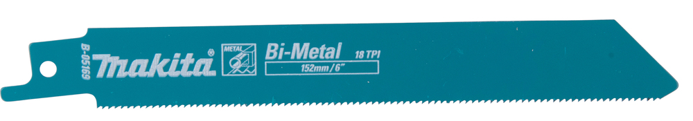 Univ.saeterad BiM 152x0,9mm (18tpi), 2tk,. painduv, met. 1,5-4mm, metall torud <100mm – Makita
