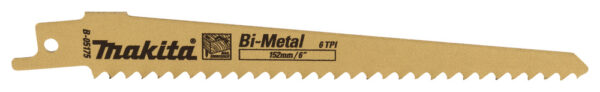 Univ.saetera BiM 150x1,25mm (6tpi), 2tk. puit, met. (universaalne) naeltega puit, klaasplast – Makita