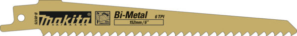 Univ.saetera BiM 150x1,25mm (6tpi), 5tk. puit, met. (universaalne) naeltega puit, klaasplast – Makita