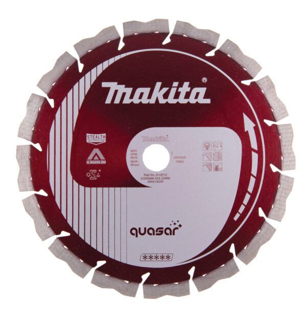 Teemantketas 230mm QUASAR STEALTH – Makita