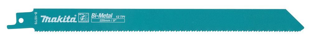 Univ.saeterad BiM 225x0,9mm (14tpi), 5tk. metall plaadid 3-8mm, metall torud 10-175mm – Makita