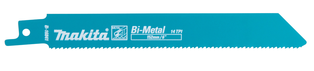Univ.saeterad BiM 152x0,9mm (14tpi), 5tk. painduv, metall torud 10-100mm – Makita