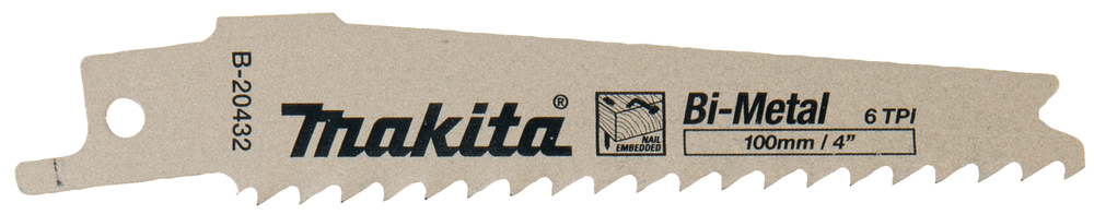 Univ.saetera BiM 100x0,9mm (6tpi), 2tk, naeltega puit – Makita