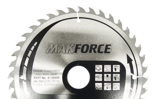 T.C.T hammastega saeketas puidu lõikamiseks 136X1.5X20mm 18° T36 SPECIALIZED saeketas akusaagidele – Makita