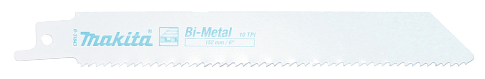 Univ.saetera BIM 152x0,9mm (10tpi), 5tk. puit, met. (universaalne) naeltega puit, kaubaalused, alu 3-12mm – Makita