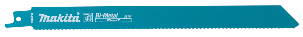 UNIV.SAETERAD BiM 225x0,9mm, (24tpi), 2tk., metall 0,7-3mm – Makita