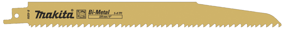 Univ.saetera BIM 225x1,6mm (5-8tpi), 2tk. puit, met. (universaalne) naeltega puit – Makita