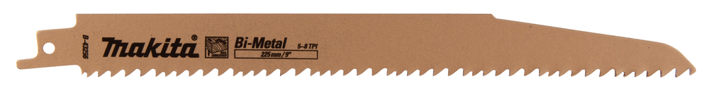 Univ.saetera BIM 225x1,6mm (5-8tpi), 2tk. puit, met. (universaalne) naeltega puit – Makita