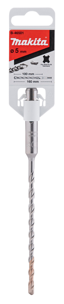 SDS-PLUS puur 5x100/160 mm, V-PLUS – Makita