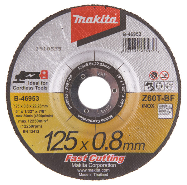 Lõikeketas 125x0,8mm, Z60T-BF, RST/ metall, off-set – Makita