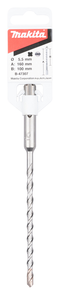SDS-PLUS puur 5,5x100/160 mm, V-PLUS – Makita