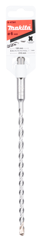 SDS-PLUS puur 6x150/210 mm, V-PLUS – Makita