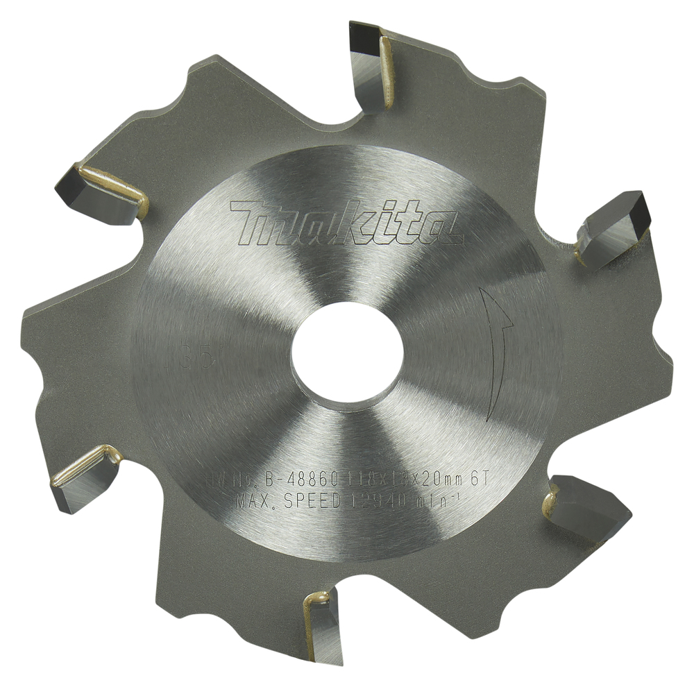 T.C.T hammastega saeketas alumiinium komposiit materjalide lõikamiseks 118X18X20mm 5° T6 SPECIALIZED hambanurk 135-kraadi – Makita