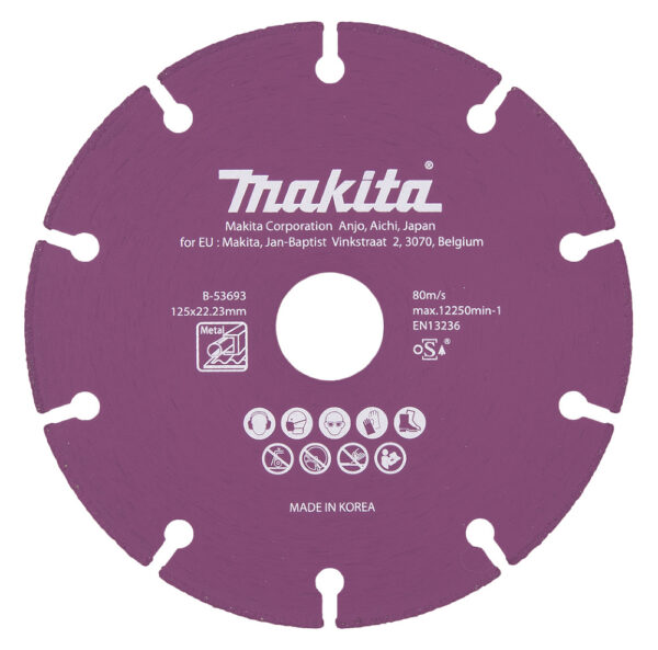 Teemant lõikeketas 125mm , metallile , RST – Makita