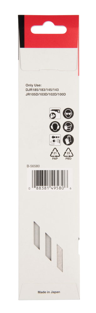 Univ.saeterad HCS 190X0,6mm (8.5Tpi), 1tk, puuokstele, toorele puidule < φ100mm, puit < 100mm – Makita