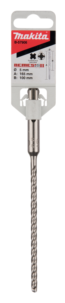 SDS-PLUS puur 5x100/165mm NEMESIS 2 – Makita
