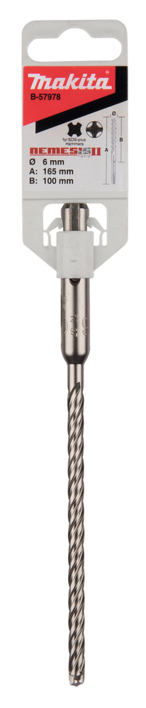 SDS-PLUS puur 6x100/165mm NEMESIS 2 – Makita
