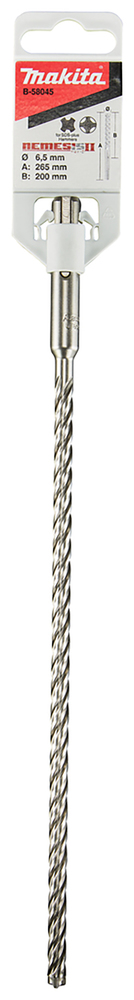 SDS-PLUS puur 6,5x200/265mm NEMESIS 2 – Makita