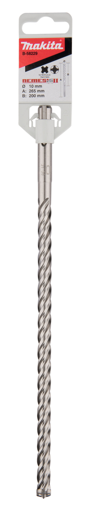 SDS-PLUS puur 10x200/265mm NEMESIS 2 – Makita