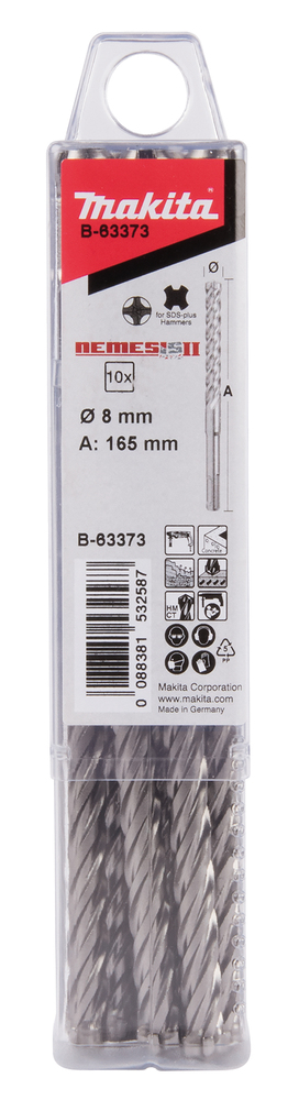 SDS-PLUS puur 8X100/165mm 10tk. NEMESIS2 – Makita