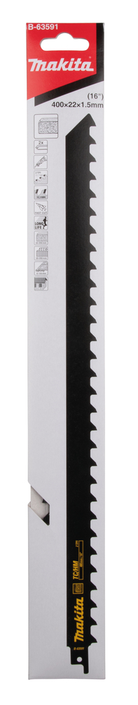 UNIV.SAETERA TC/HM 400x1,5mm (2TPI), 2tk., ehitusplokkidele – Makita