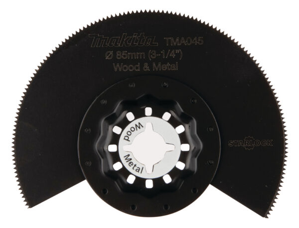Multitool segment saetera 85mm TMA045; BIM, starlock, puidule ja metallile – Makita