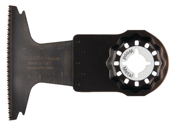 Multitool ristilõikamise saetera 65mm TMA048; BIM, starlock, puidule ja metallile – Makita