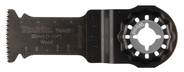 Multitool ristilõikamise saetera 32mm TMA051; HCS, starlock , puidule – Makita