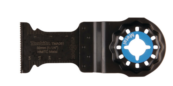 Multitool ristilõikamise saetera 32mm TMA061; HM, starlock, metallile, 5tk – Makita