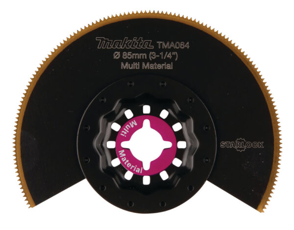 Multitool segment saetera 85mm TMA064; BIM-tin, starlock, multi material – Makita