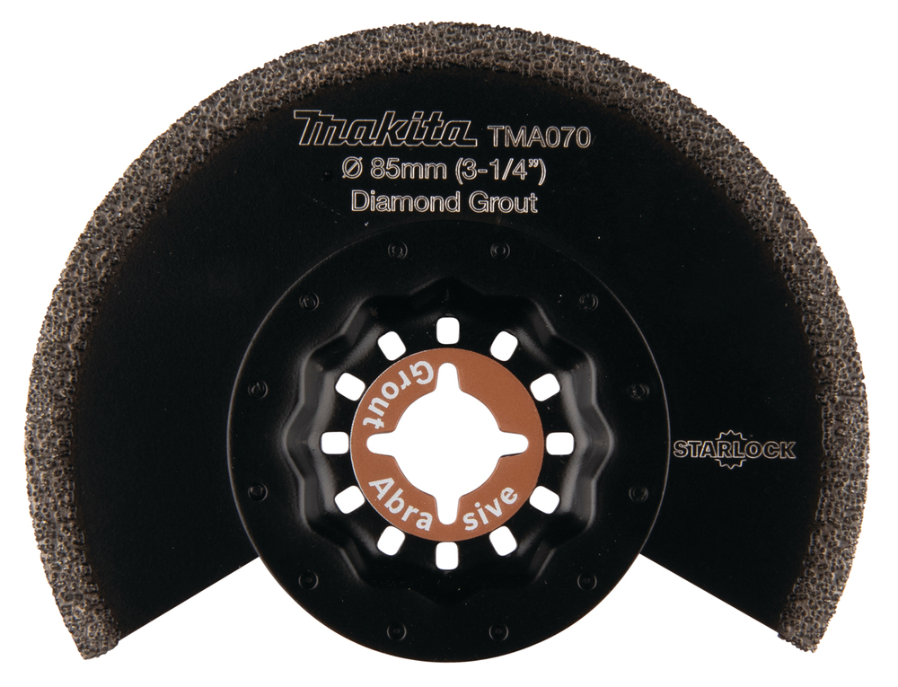 Multitool teemant segment saetera 85mm TMA070; diamond, starlock, pehmemad plaatmaterjalid – Makita