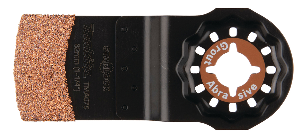 MULTITOOL HM/TC TERA 32mm TMA075; GRIT#50, STARLOCK, Vuugi- ja plaatimissegud, Klaasriie – Makita