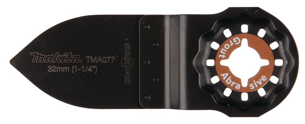 MULTITOOL HM VUUGITERA 32mm TMA077; GRIT #100, STARLOCK, Vuugi- ja plaatimissegud, Klaasriie – Makita